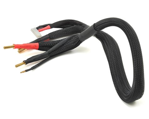 ProTek RC 2S High Current Charge/Balance Adapter (4mm to 4mm Solid Bullets) (10awg Wire) (24")