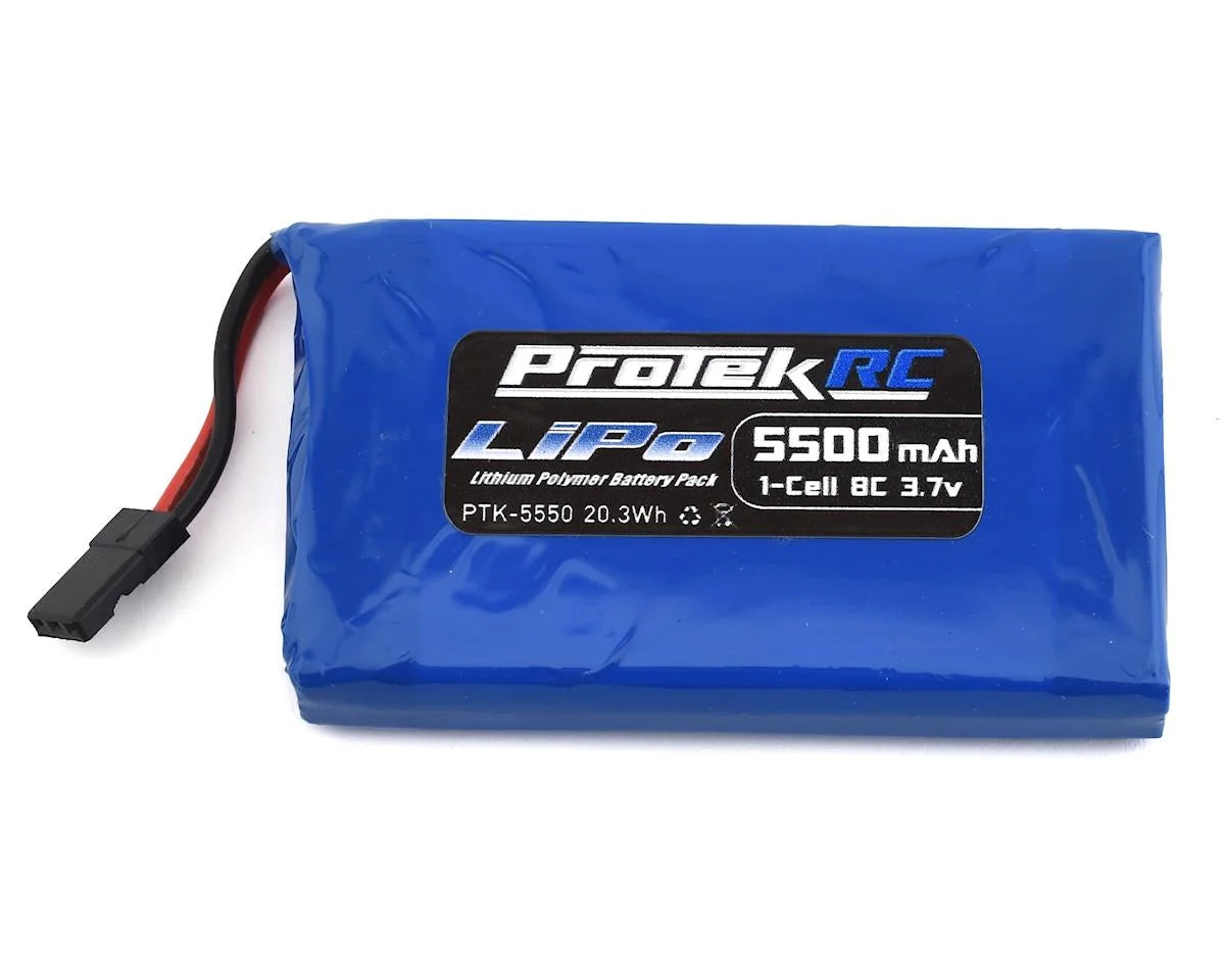 ProTek RC 1S 3.7V 5500mAh High Capacity Sanwa M17 LiPo Transmitter Battery