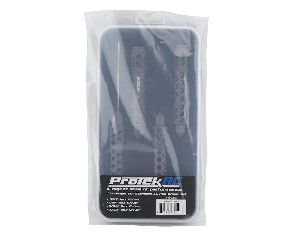 ProTek RC "TruTorque SL" Standard Hex Driver Set (4) (0.05”, 1/16”, 5/64”, 3/32")