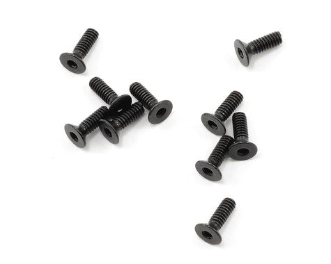 Tornillos de cabeza plana de "alta resistencia" ProTek RC de 2x6 mm (10)