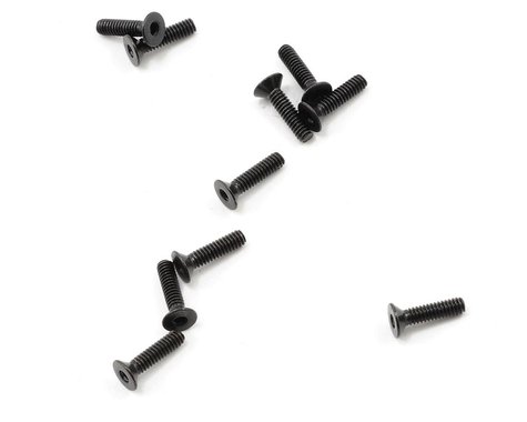 Tornillos de cabeza plana de "alta resistencia" ProTek RC de 2x8 mm (10)