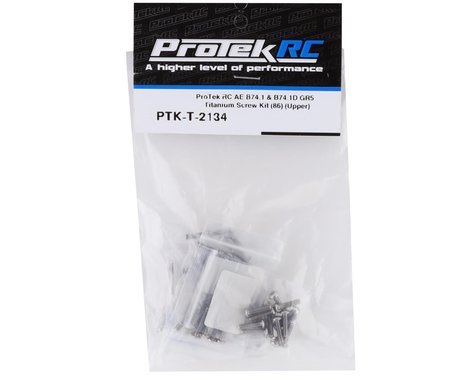 ProTek RC AE B74.1/B74.1D "Grade 5" Titanium Screw Kit (86) (Upper) *Discontinued