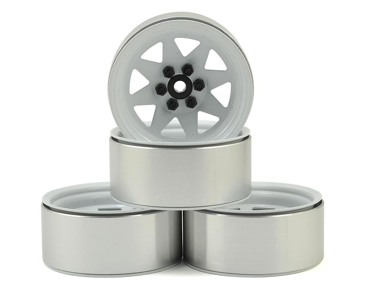 RC4WD 6 Lug Wagon 2.2 Steel Stamped Beadlock Wheels (White) (4)