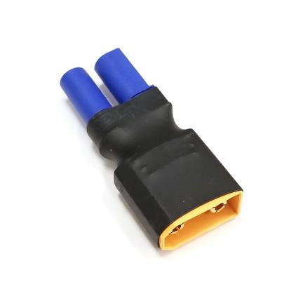 Racers Edge - Batería/Adaptador ESC: EC5 hembra a XT90 macho