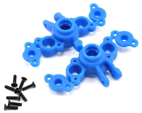 RPM Blue Axle Carriers for the Traxxas 1/16th Scale Mini E-Revo & Mini Slash