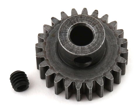 Robinson Racing Extra Hard 24 Tooth Blackened Steel 32p Pinion 5mm