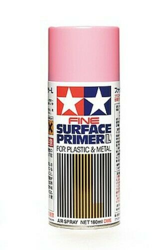 Tamiya Fine Surface Primer L Pink, 180ml