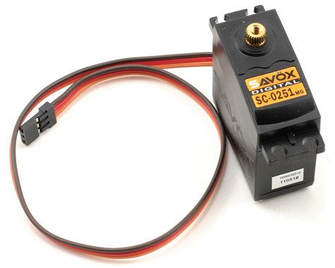 Savox SC-0251 "Larger Standard" Digital High Torque Metal Gear Servo *Archived