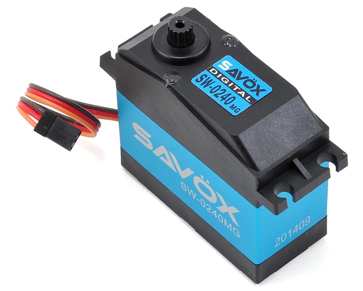 Savox SW-0240MG "Super Speed" Waterproof Digital 1/5 Scale Servo (High Voltage)