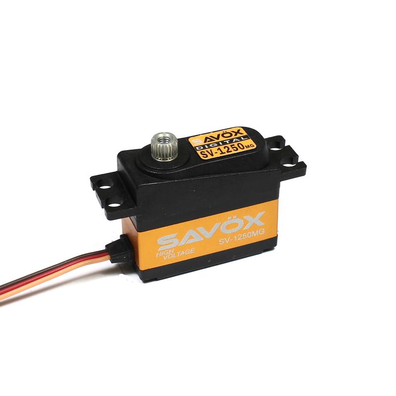 Savox SV-1250MG Digital Metal Gear Micro Tail Servo (High Voltage)
