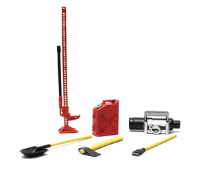 Racers Edge 1/10 Scaler Accessory Set (8pcs) - Red