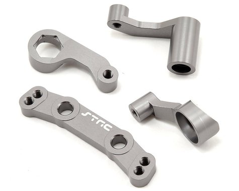 STRC Aluminum Steering Bellcrank Set (Gun Metal) for HPI Blitz