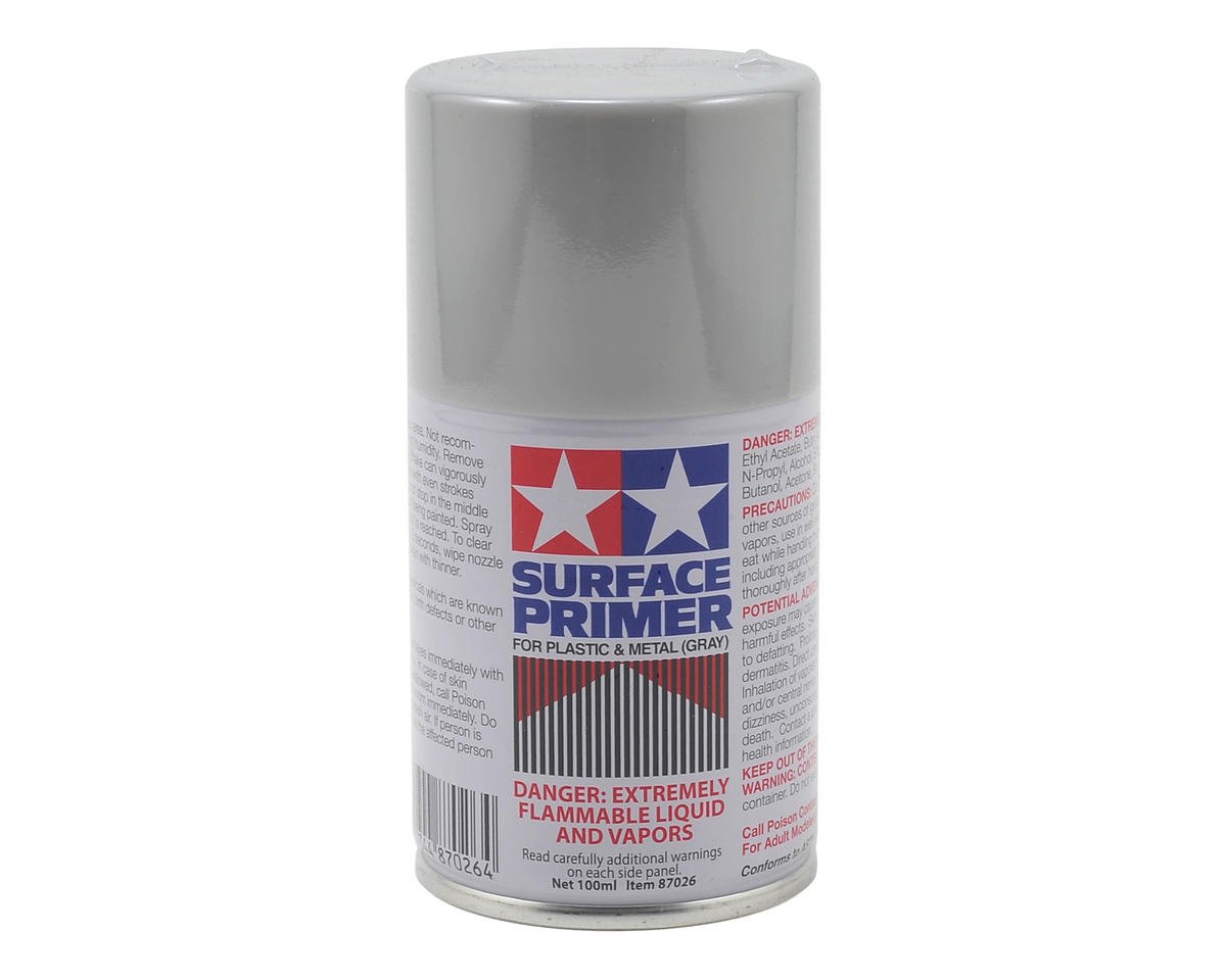 Tamiya Surface Spray Primer: Gray - TAM87026