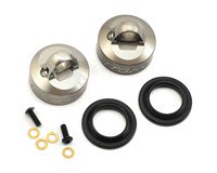 Team Losi Racing 8IGHT 4.0 Aluminio 16mm Bleeder Shock Caps (2)
