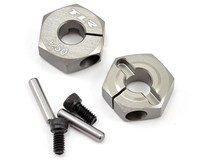 Team Losi Racing SCTE Juego de hexágonos traseros de aluminio (+0,5 mm de ancho)