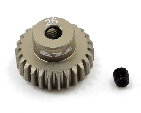 Team Losi Racing Aluminio 48P Piñón Gear (3.17mm Bore) (26T)