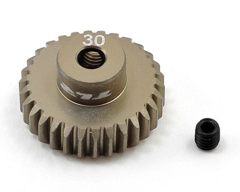 Team Losi Racing Aluminio 48P Piñón Gear (3.17mm Bore) (30T)