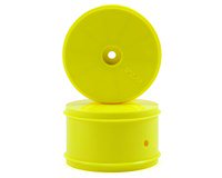 Team Losi Racing 12mm Hex 61mm 1/10 Rear Buggy Wheels (Yellow) (2) (22 3.0/22-4)