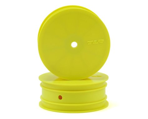 Team Losi Racing Stiffezel Front 2WD Buggy Wheels (Yellow) (2) (22 4.0)