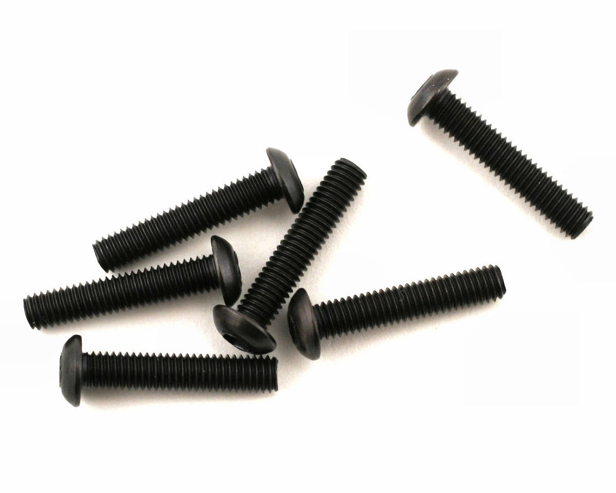 Tornillos de cabeza semiesférica Traxxas de 3 x 15 mm (6)