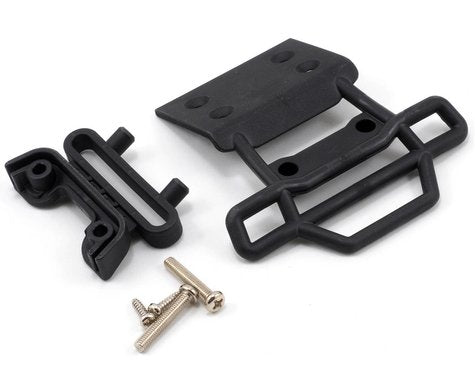 Parachoques delantero y soporte Traxxas (negro) (Monster Mutt/Maximum Destruction)