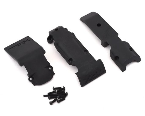 Traxxas Revo Front Skid plate Set (2 pieces, plastic)/ skid plate, rear (1 piece, plastic
