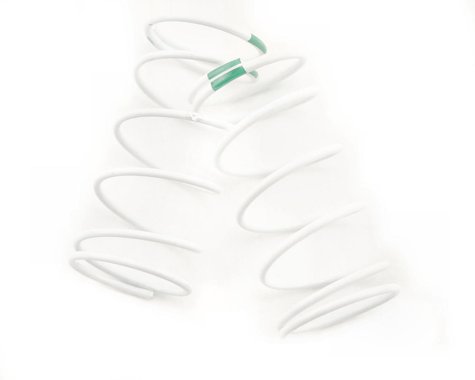 Resortes de amortiguador delantero Traxxas (verde - GTR 1.1) (2)