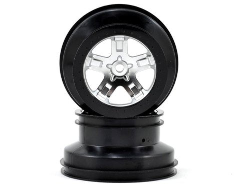 Traxxas Traxxas Short Course Wheels (Satin Chrome/Black)