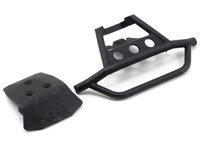 Juego de placa protectora/parachoques delantero Traxxas (negro)