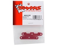 Juego de barra de unión delantera y trasera de mamparo de aluminio Traxxas (rojo) **