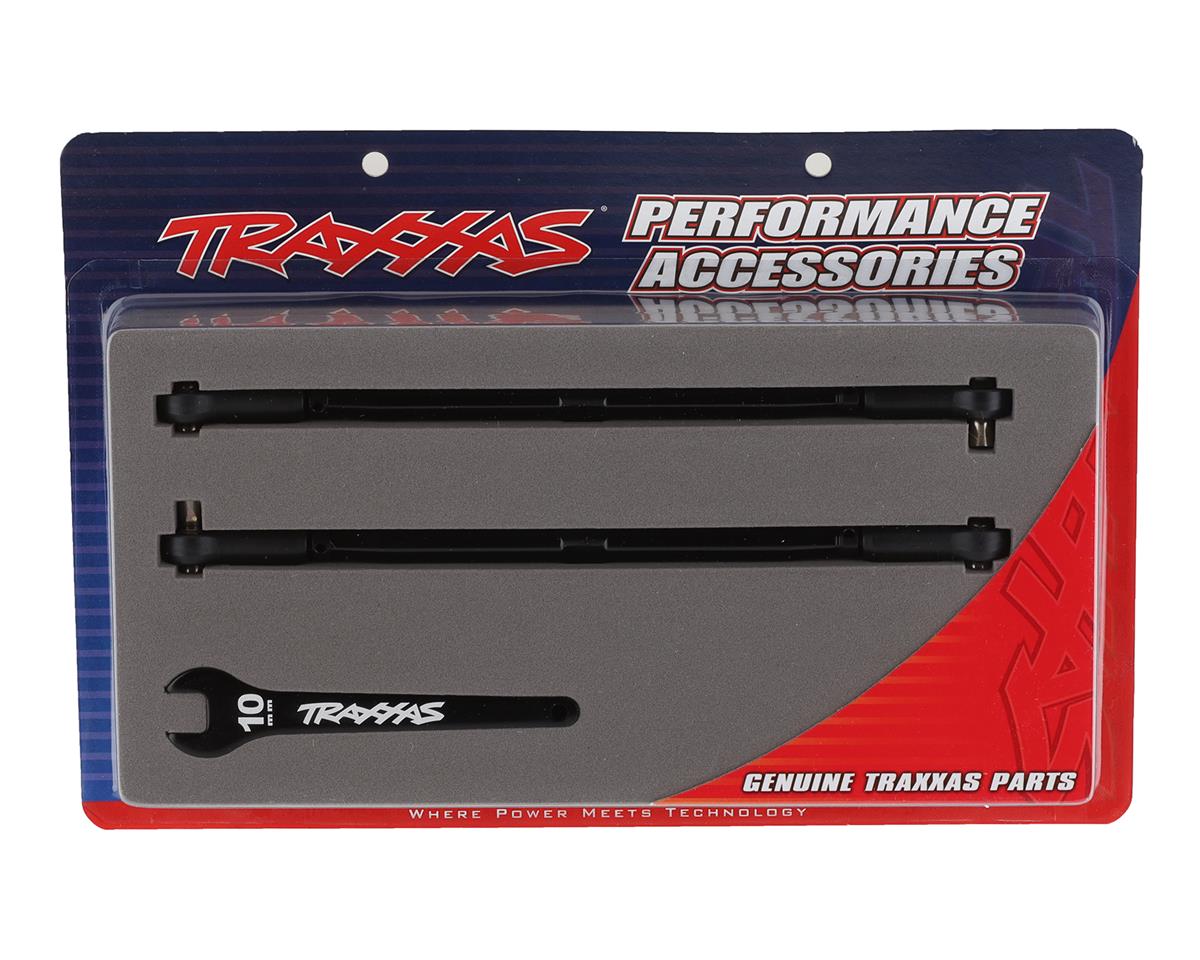 Traxxas X-Maxx WideMaxx Aluminum Front Toe Links (Black) (2)
