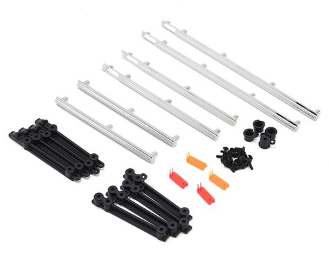 Juego de molduras laterales Traxxas TRX-4 Ford Bronco (cromo)