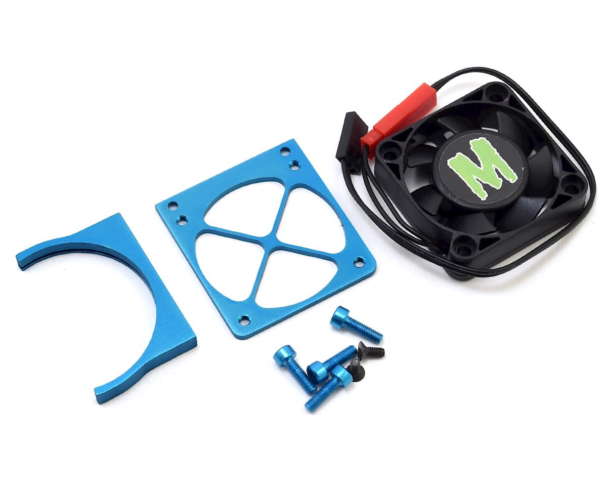 Team Trinity D8.5 Motor Cooling Fan Kit w/40mm Fan (Blue) *CLEARANCE