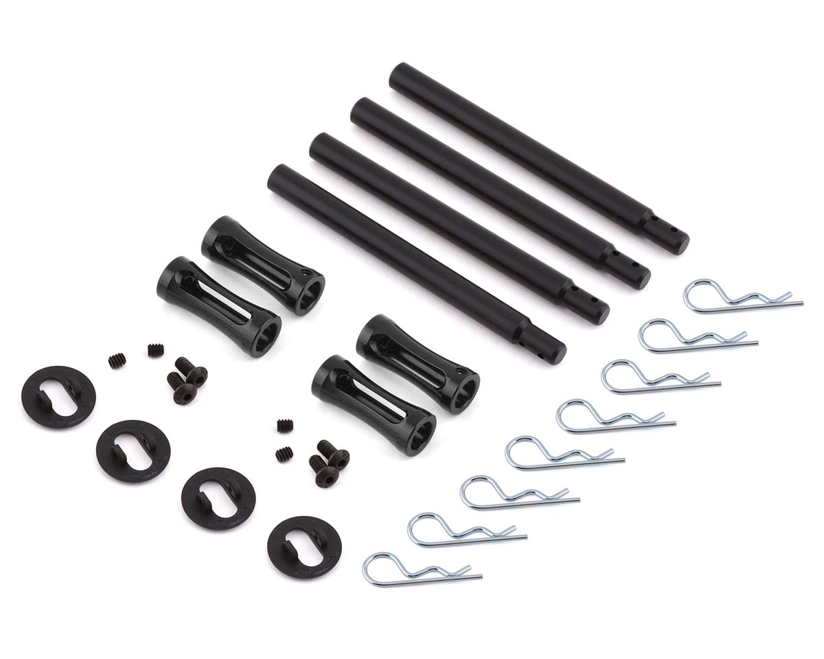 V-Force Designs Clip Style Body Mounts (Black) (4)