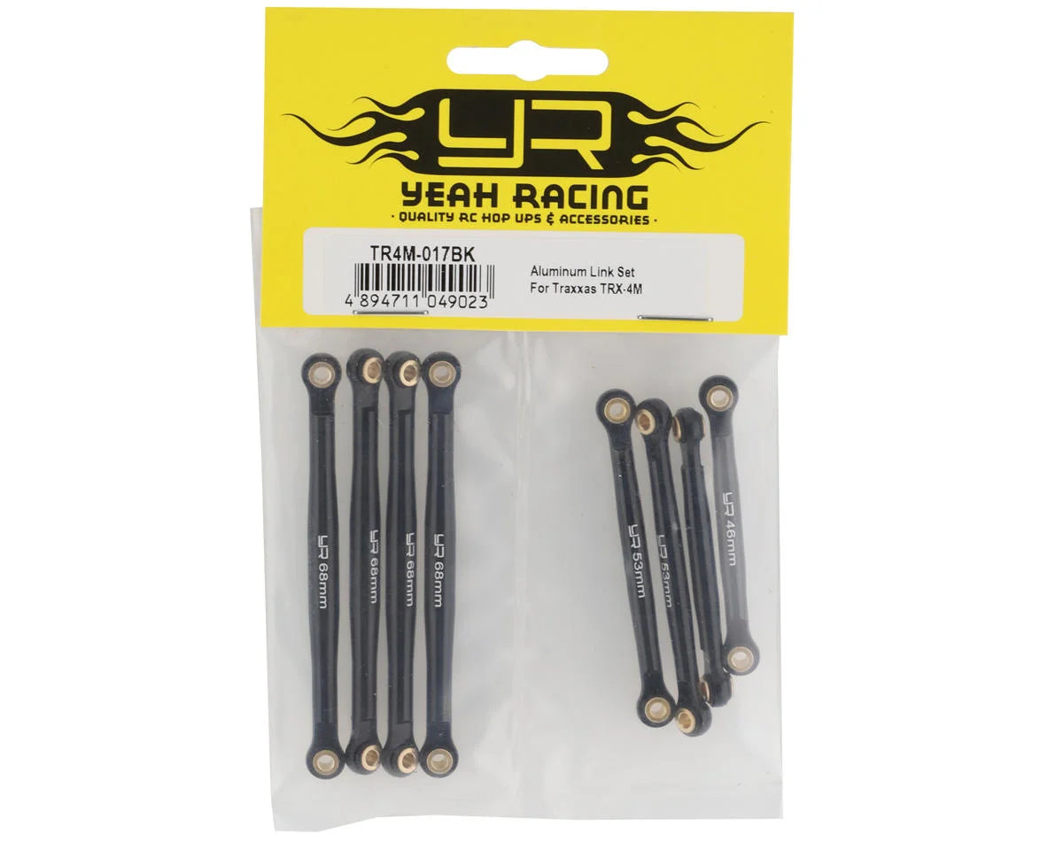 Yeah Racing Traxxas TRX-4M Black Aluminum Suspension Link Set