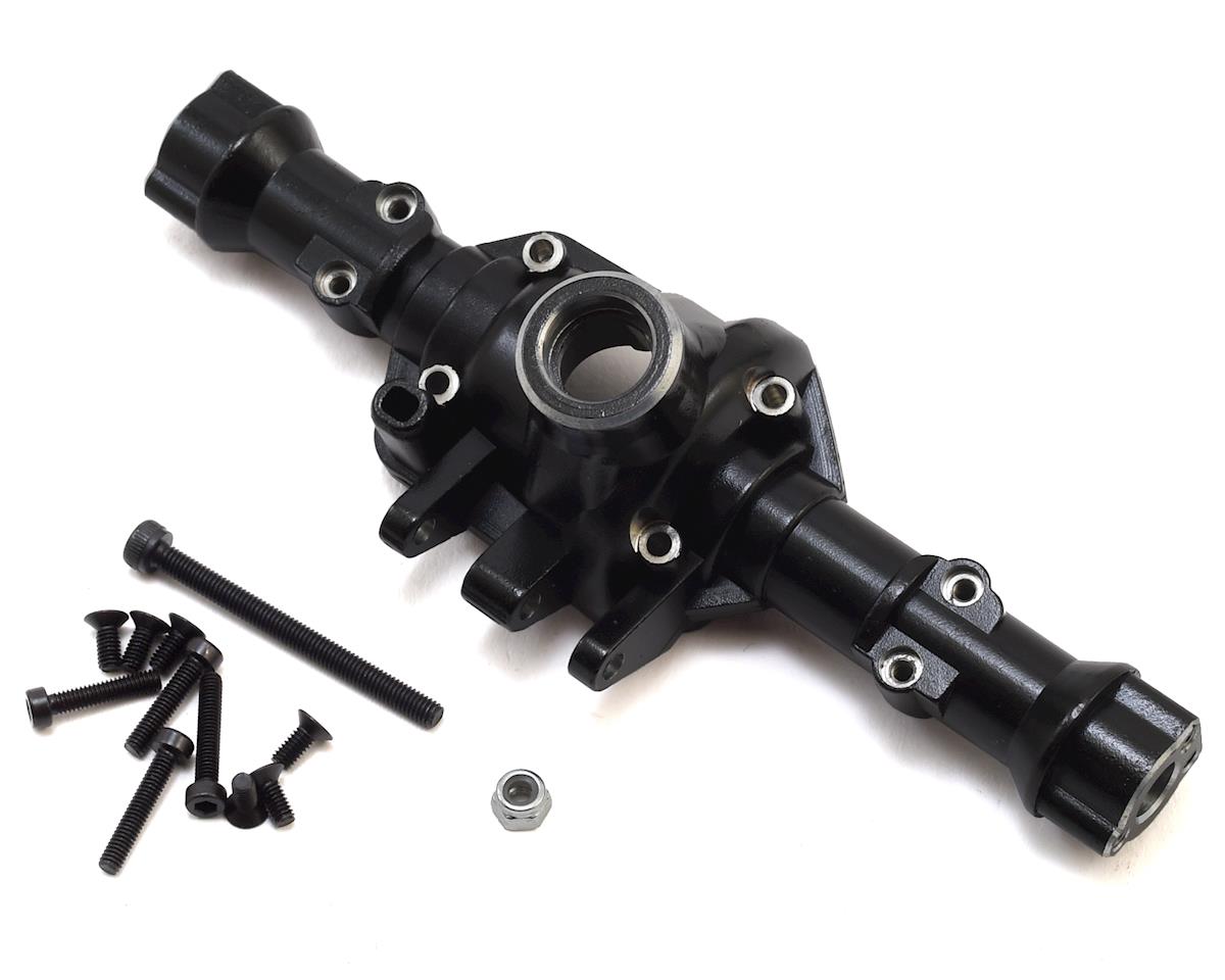 Yeah Racing Traxxas TRX-4 Alloy Rear Axle Housing (Black) (Titanium Coated)