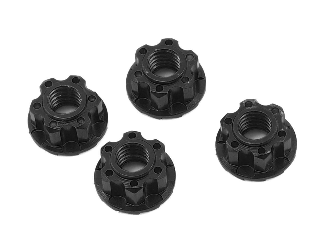 Yeah Racing 4mm Aluminum Serrated Wheel Lock Nut (4) (Assorted Colors)