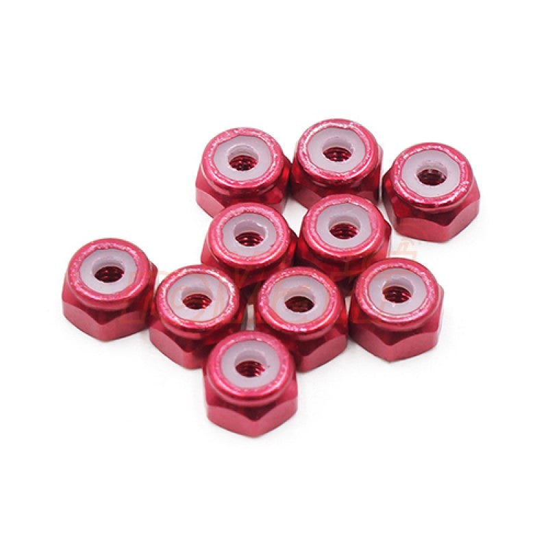 Yeah Racing 2mm Aluminum Lock Nut (Assorted Colors)