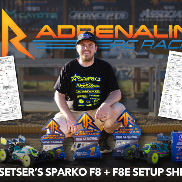 Lee Setser's Sparko F8 & F8e Setup Sheets – Indoor + Outdoor Baseline
