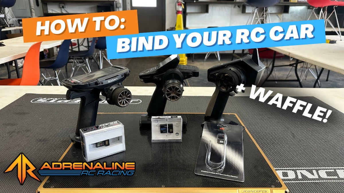 How to Bind Your RC Radio to Your Receiver (Spektrum, Futaba & Sanwa)