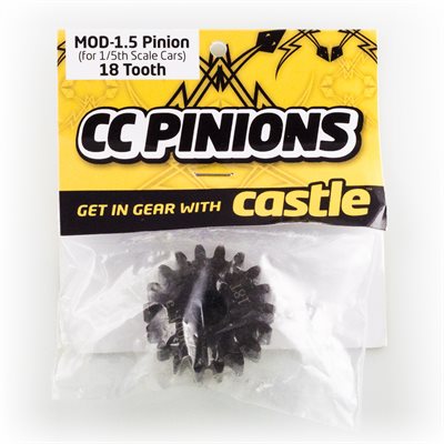 Castle Creations Mod 1.5 Pinion Gear w/8mm Bore (Assorted Sizes)