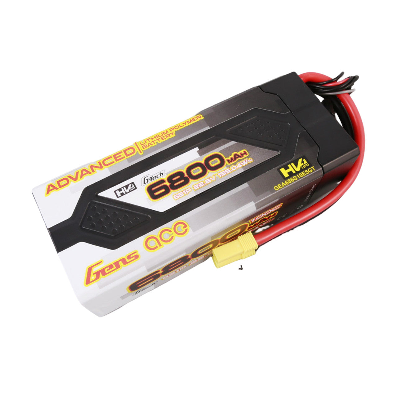 Gens Ace G-Tech Advanced Smart 6S LiHV Battery 100C (22.8V/6800mAh) w/EC5 Connector