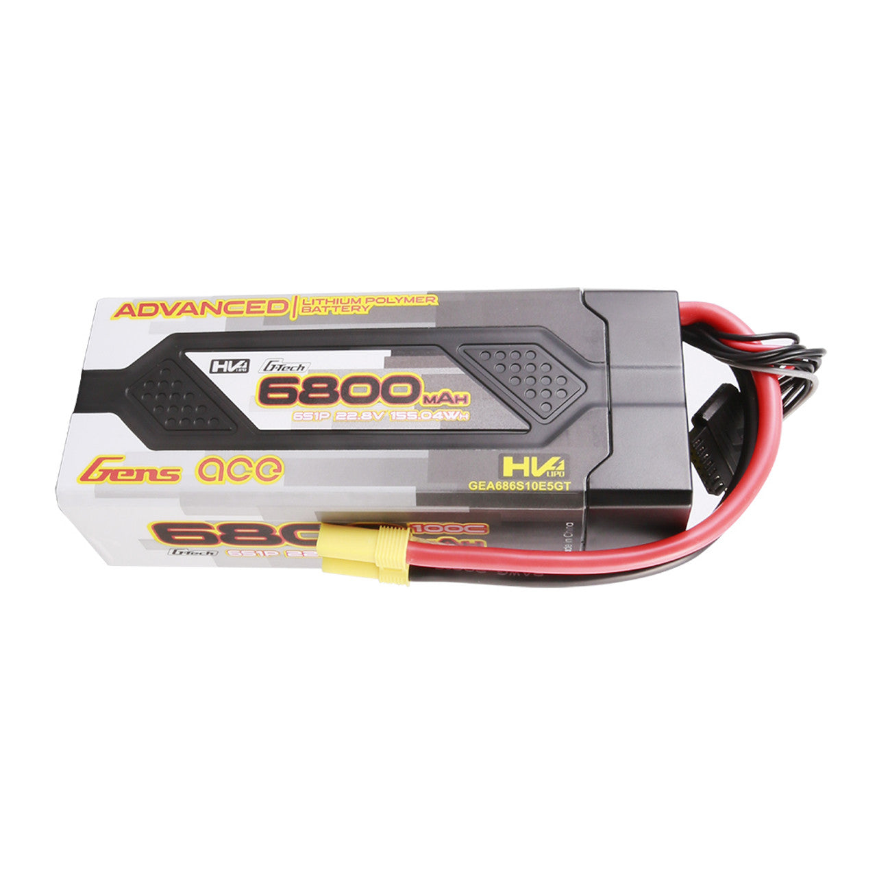 Gens Ace G-Tech Advanced Smart 6S LiHV Battery 100C (22.8V/6800mAh) w/EC5 Connector