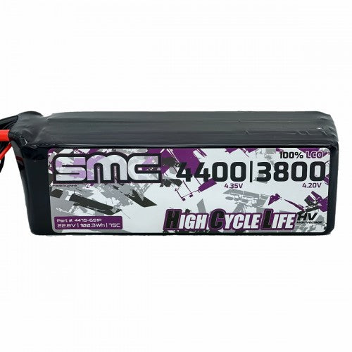SMC 4400mah 22.8v Flight Pack Lipo Battery