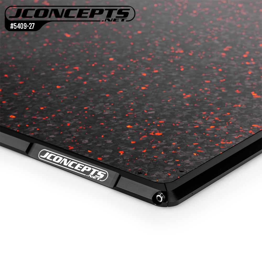 JConcepts Aluminum | Forged Blue or Red Flake Carbon Setting Board