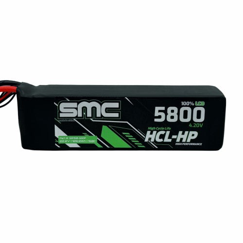 SMC HCL-HP 6S 22.2V 5800mAh 150C G10 Protection Plates LiPo Battery