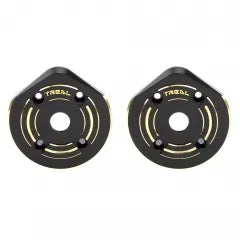 Treal Hobby Axial SCX10 III/Capra Brass Outer Portal Covers (93g)