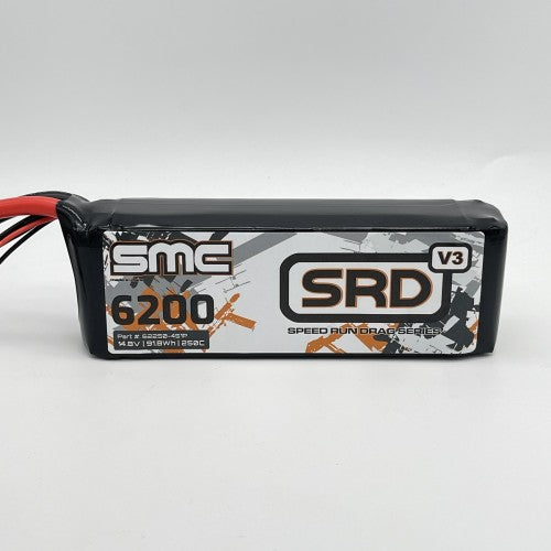 SMC SRD-V3 4S 14.8V 6200mAh 250C Speedrun LiPo Battery