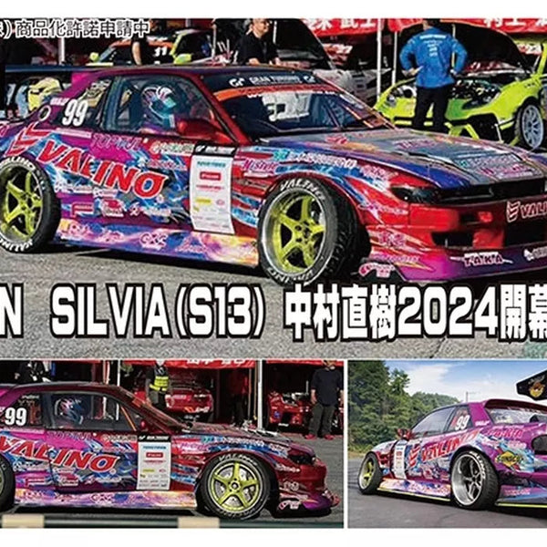 Addiction RC Nissan 240SX S13 TAKA Nakamura '24 V8 1-10 Clear Body