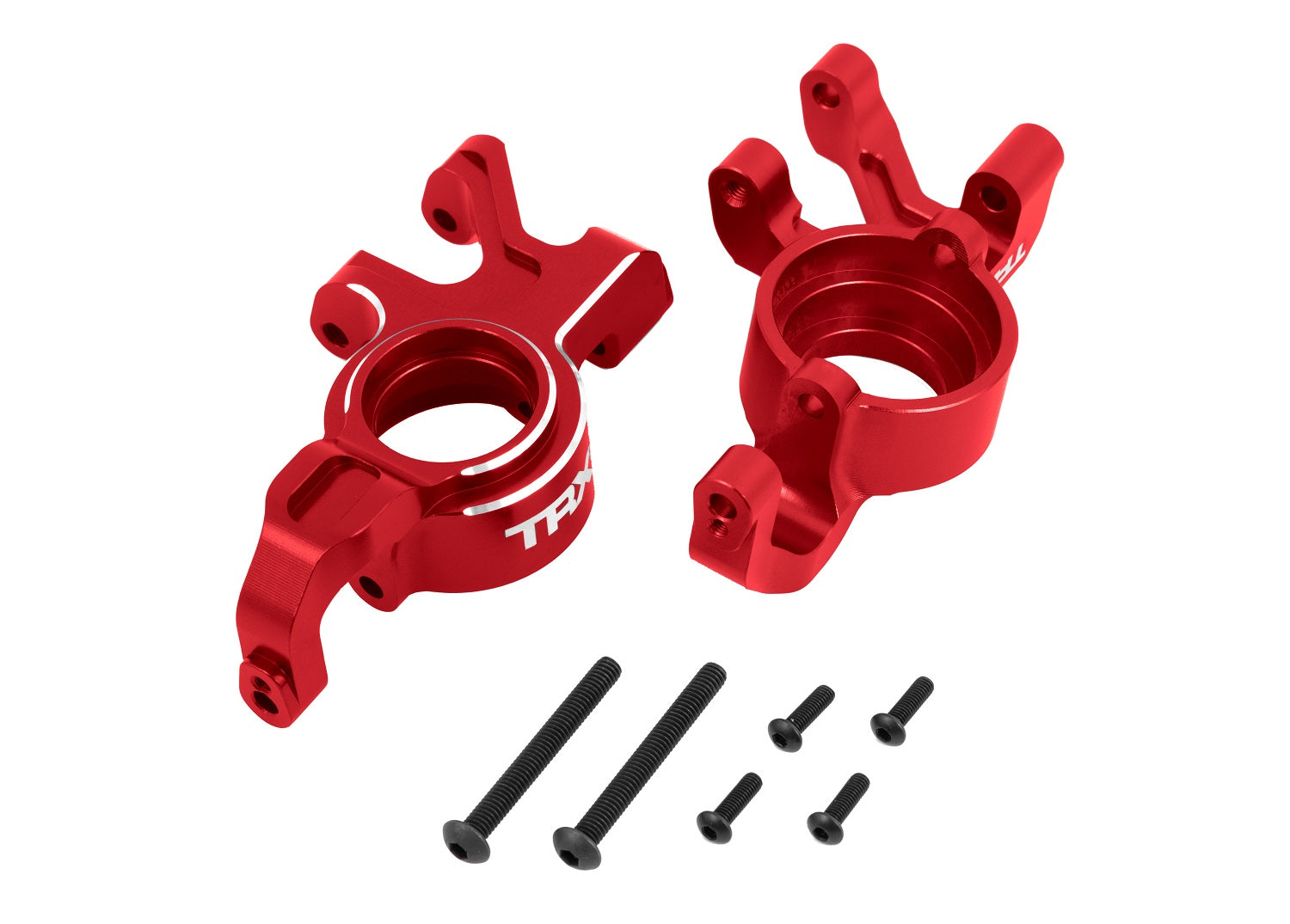 Traxxas 7836-RED Aluminum Steering Blocks L&R, XRT & X-Maxx